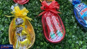 7° Ideia - Meia Banda de Ovo com Bombons